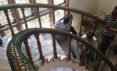 Staircase safety Nets